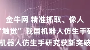 金牛网 精准抓取、像人手一样有“触觉” 我国机器人仿生手研究获新突破