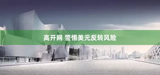 高开网 警惕美元反转风险